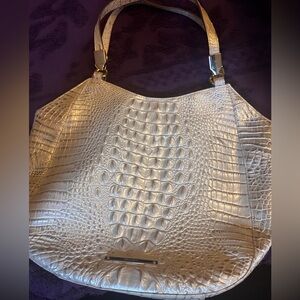 Priscilla Satchel Sea Salt White